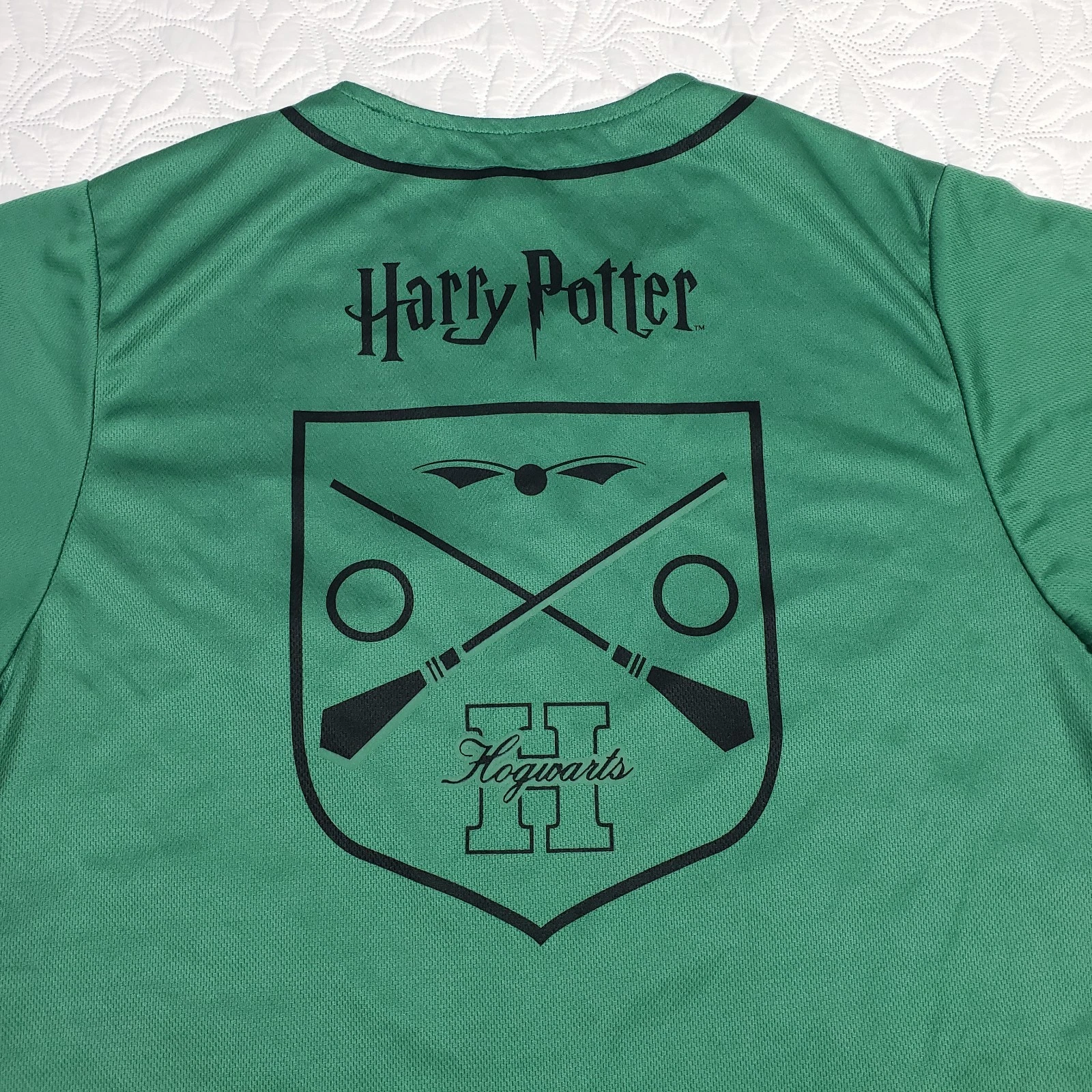 Washington Nationals Harry Potter Slytherin Baseball Jersey Large SGA