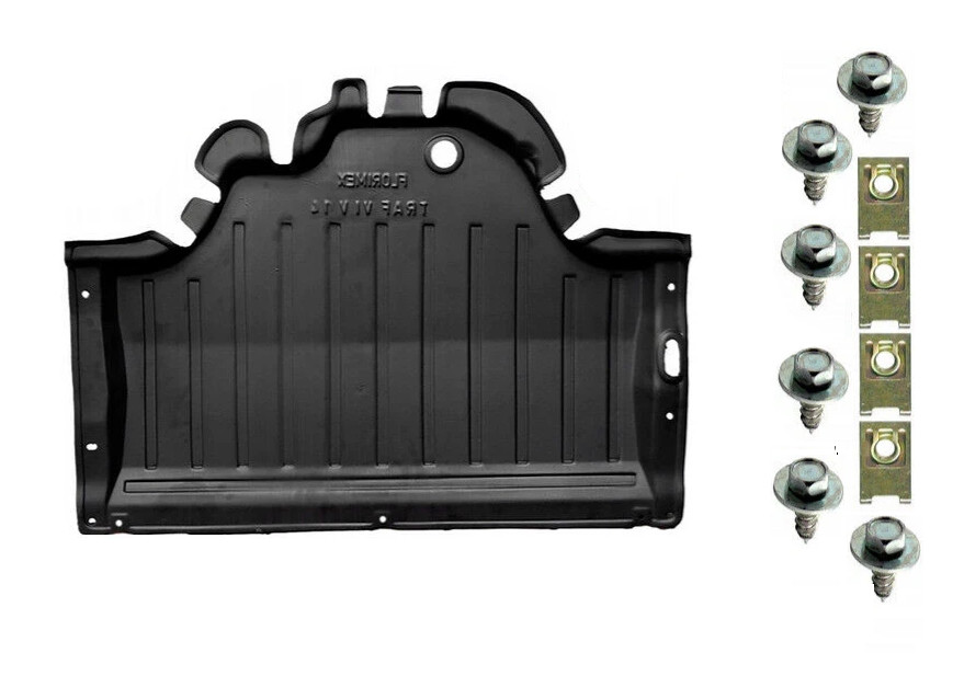 Protection sous moteur pour Trafic 3 et Vivaro B C en acier noir 2014-2026