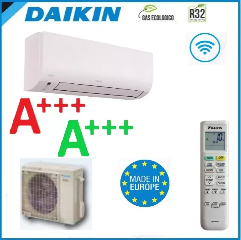 DAIKIN ATXD25A ARXD25A CONDIZIONATORE 9000 BTU A+++A+++ R32 WIFI FLUSSO ARIA 3D