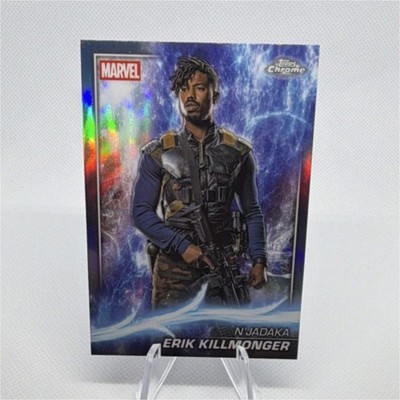 Topps Chrome Marvel 2023 Phase Three #85 Erik Killmonger Refractor
