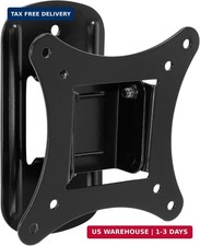 Small TV Monitor Wall Mount RV TV Mount Swivel and Tilt VESA Wall Mount Fi