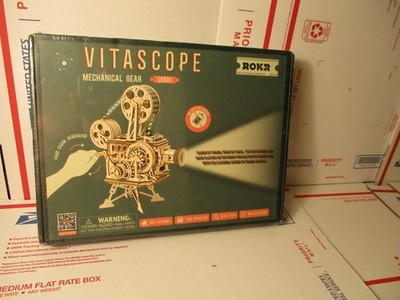 ROKR DIY 3D Wooden Puzzle Vitascope Model Building Film Toy for Teens Gift