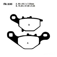 Bremsbelag BremsbeläGe EBC FA230R Vorne FüR Suzuki RM 85 L Grossrad 2003-2004