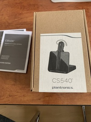 Plantronics CS540 schnurloses Headset DECT + Basisstation   Profi Büro Headset