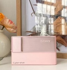 Sony Cyber Shot DSC-T10 7.2MP Digital Camera 3x Optical Zoom English Pink CCD