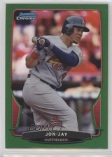 2013 Bowman Chrome Rack Pack Green Refractor Jon Jay #148 5h9