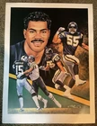 Junior Seau Signed Lithograph Autographed San Diego Chargers 658/900