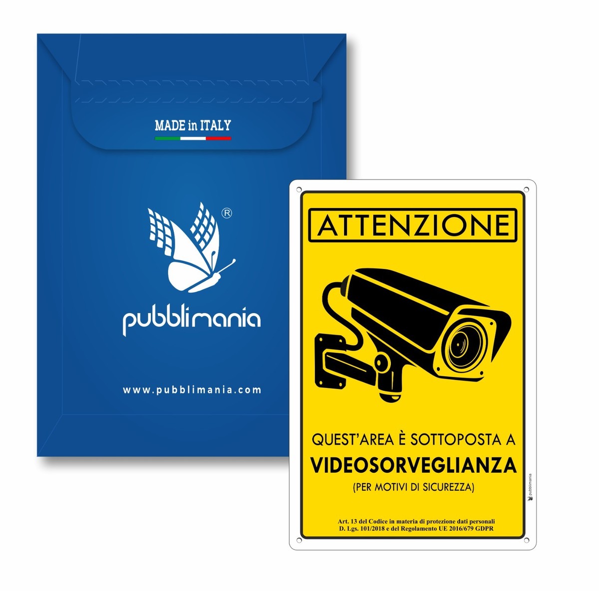 Xerteam 3 Pezzi Cartello Area Videosorvegliata, 15 x 15 cm Autoadesivo Cartello