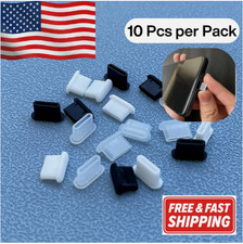 10PCS USB Type C Silicone Dust Plugs Charging Port Protector for Samsung Xiaomi