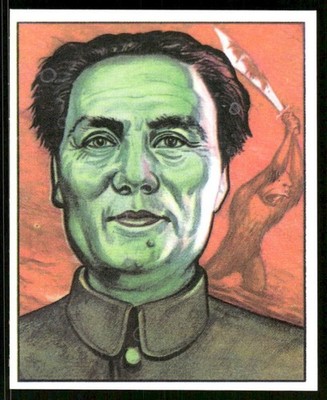 War-Maker Mao Tse-Tung 1985 Red Menace FTCC Reprint Card #47 (NM)