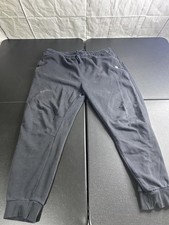 U.S. Polo Assn Pants Mens XL Gray Joggers Sweatpants Zip Pockets Drawstring