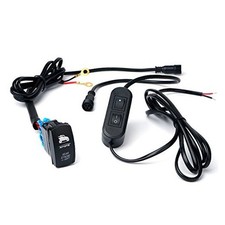 Wiring Harness with 2 Switches For Rear LED Strobe Chase Light Bars