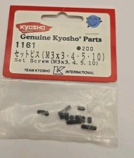 Kyosho Genuine Parts Set Screw M3x3 4 5 10 1161