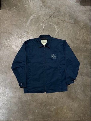 Vintage 2000s Navy West Coast Choppers Mechanic Work Jacket Breaking Bad Jesse