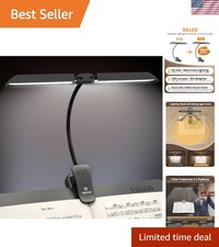 96 Led Rechargeable Music Stand Light - Folding Clip On Piano Lamp, Portable ...