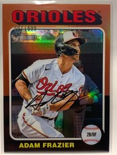 ADAM FRAZIER 2024 Topps Heritage High Number #71 Short Print /699 REFRACTOR