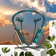 Wireless Bluetooth 5.3 Neckband Headphones Mic Headset Stereo Earbuds Earphone