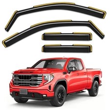 in-Channel Window Rain Guards Fit for Truck Dodge RAM 1500 New Body Style Inclu