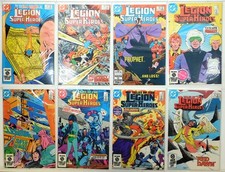 Legion Super-Heroes Lot 8 307, 308, 309, 312, 313, 315, 318, 321 1984 DC Comics