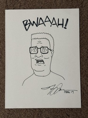 Hank Hill Original Art By Joel Adams 8.5x11