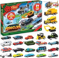 Joyin Adventskalender 2025 24 Tage Druckguss Fahrzeugen Kinder