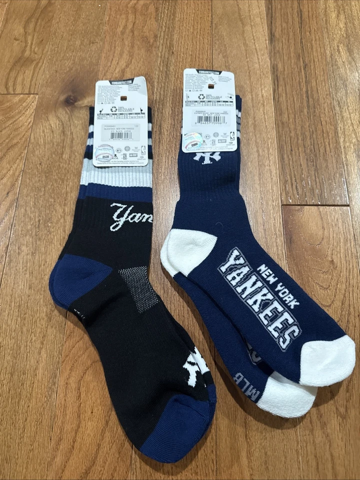 New York Yankees Men's Crew Socks Large Stripe Lot - Image 2 of 4