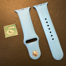 Apple Watch Sport Band 40mm 38/41 Genuine OEM Surf Blue S/M Used