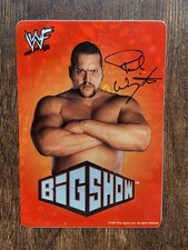 1999 wwf WWE Wrestling VENDING MACHINE PRISM STICKER The Big Show
