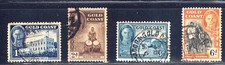 Gold Coast 131,3,5,7 occasion - 1948 Roi George VI ac