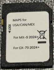 Mazda Navigation SD Card USA/CAN/MEX For MX-5 2024+ & CX-70 2024+ (Latest Maps)