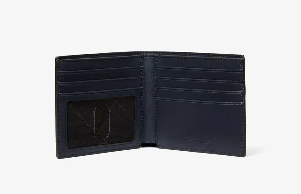 Бумажник Michael Kors Cooper складной для документов бумажник темно-синий мульти логотип MK Ombre - Изображение 2 из 2