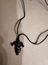 TAZ Tasmanian Devil Pewter Charm Pendant 90 s