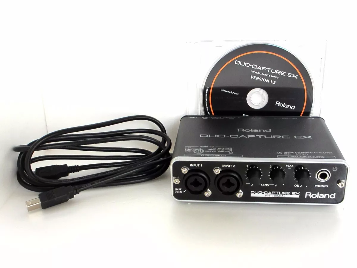 Roland Duo Capture EX UA-22 USB Audio/MIDI Interface W/FireWire