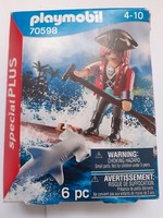 Playmobil 70598 Pirat Mit Floß Und Hammerhai Pirat Special Plus 6 Teile