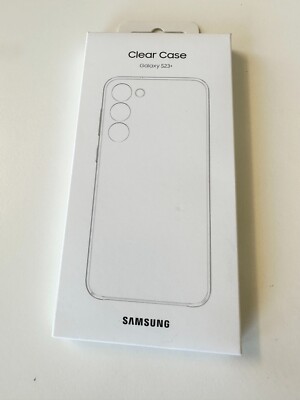 Samsung Fitted Soft Shell Case for Samsung Galaxy S23+ Plus Clear -100% Original