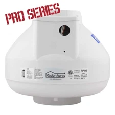 NEW RadonAway RP145 (replaces RP145c) Radon Fan Pro Series 169 CFM White