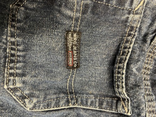 WRG Jean Co Boy’s Blue Denim Jean Shorts Cargo Size 14R Adjustable 2 Pair - Picture 3 of 12