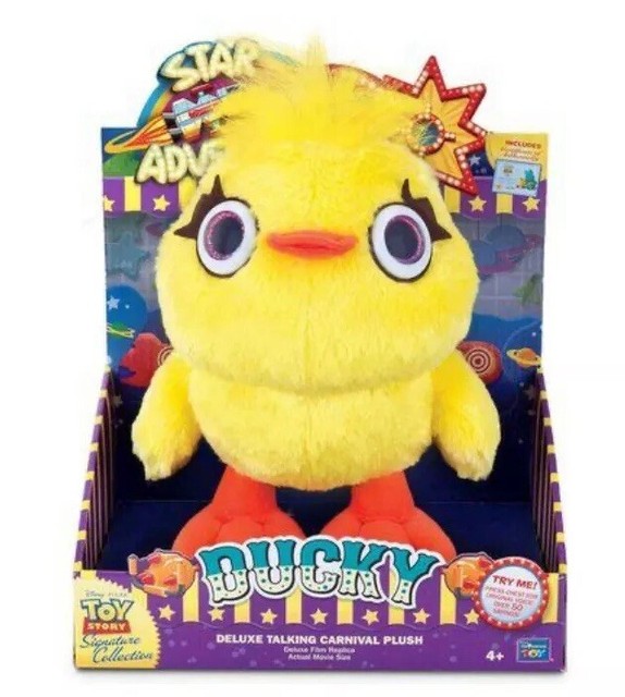 Toy Story 4 Ducky Talking Plush Signature Collection | eBay