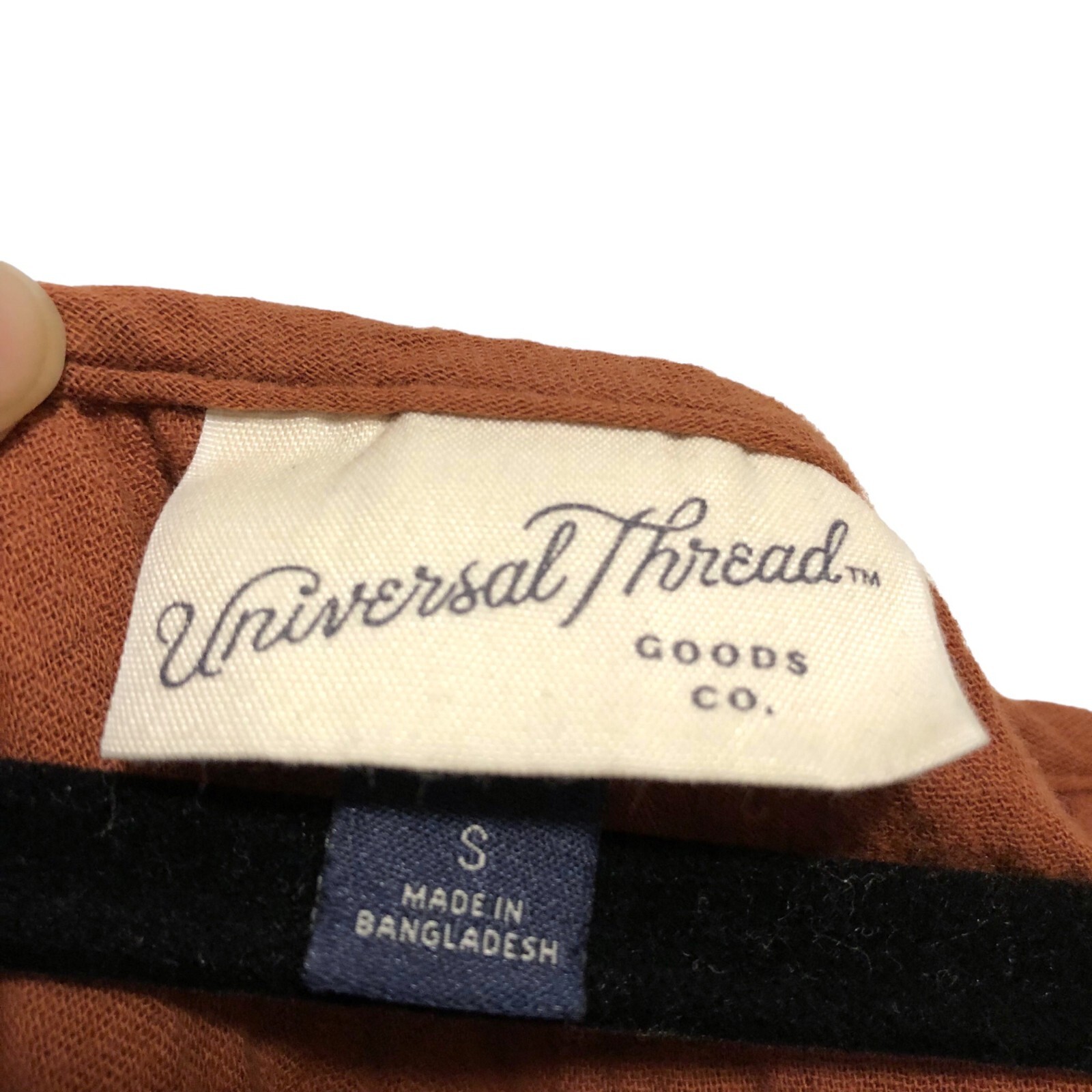 Universal Thread Solid Brown Scoop Neck Sleeveles… - image 3