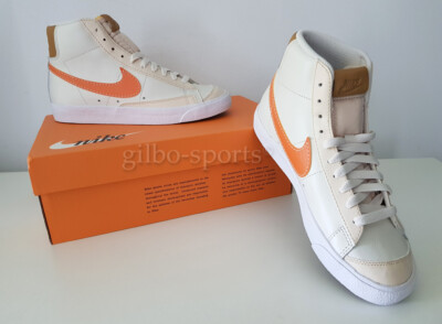 Nike Blazer MID 77 EMB Phantom Hot Curry White Größe 38 38,5 weiß DQ7674 001