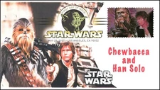 AO-4143L-3, 2007, Star Wars, DCP, Add On Cachet, Hans Solo, Chewbacca, SC 4143KL
