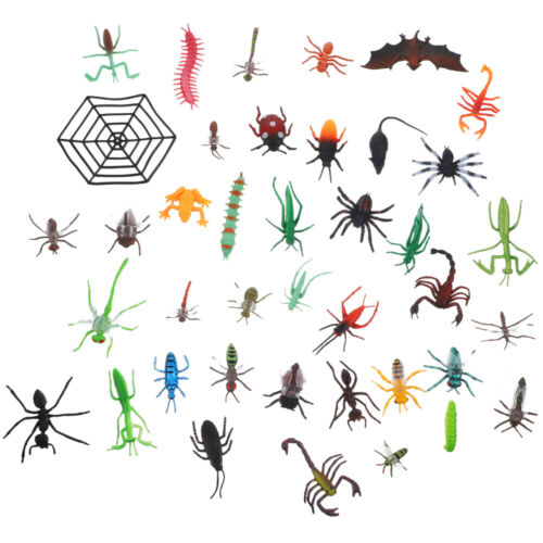  39 Pcs Insect Model Plastic Child Mini Animal Toys Educational Kids - Afbeelding 1 van 18
