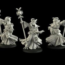 Dragonborn Wizard | Crosslances | 3D Printed RPG D&D Wargaming Miniature