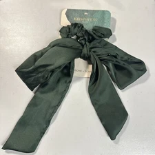 Kristin Ess Hair Scrunchie + Scarf Set Emerald | Satin Hair Scrunchie | Hair