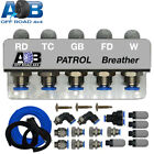 <!--F#f_0-->UNIVERSAL DIFF BREATHER KIT 5 PORT FOR NISSAN PATROL GU GQ Y61 Y62 BLUE<!--F/-->
