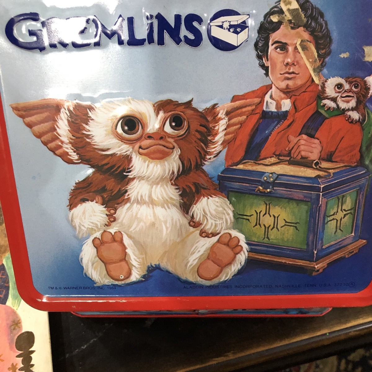 グレムリン ブリキ ランチボックス サーモ付き 1984年 USA製 グレムリン ブリキ ランチボックス サーモ付き 1984年 USA製
