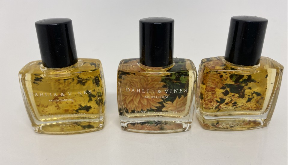 1 NEST FRAGRANCES DAHLIA & VINES EAU DE PARFUM SPLASH .25 OZ FLAW READ