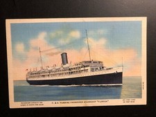 Antique "STEAMSHIP "FLORIDA"." Postcard Made in USA