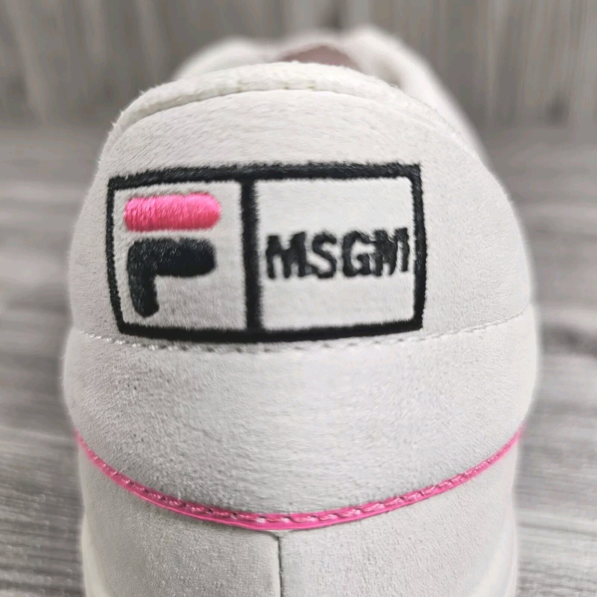 Fila Tennis 88 Premium X Msgm Designer Suede Sneakers  display picture 2
