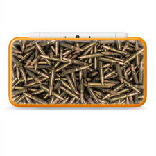 Skins Decal Wrap for Nintendo 2DS XL - Bullets AR Rifle Shells
